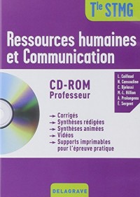 Ressources humaines et communication Tle STMG (1Cédérom)