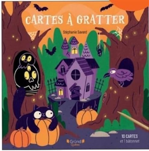 Cartes a gratter. c'est l'halloween !
