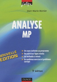 Analyse MP : Cours, méthodes et exercices corrigés