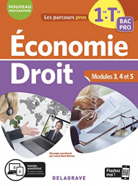Économie-Droit 1re, Tle Bac Pro, modules 3, 4, 5 (2020) - Pochette élève