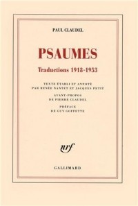 Psaumes: Traductions 1918-1953