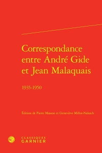 Correspondance entre andré gide et jean malaquais - 1935-1950: 1935-1950