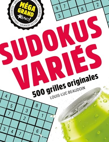 Méga grand - Sudokus variés: 500 grilles originales