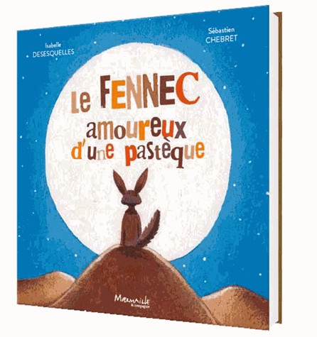 Le fennec amoureux d'une pastèque