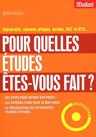 POUR QUELLES ETUDES ETES-VOUS