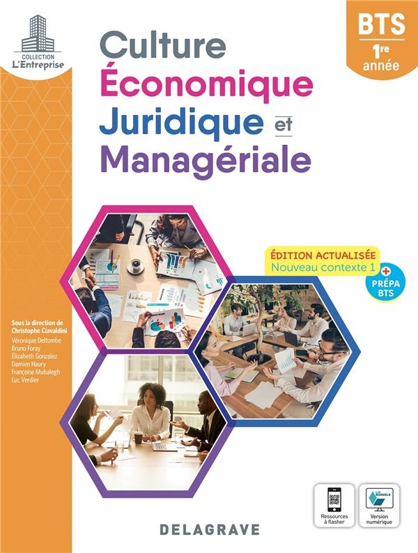 Culture économique, juridique et managériale (CEJM) 1re année BTS (2022) - Pochette élève