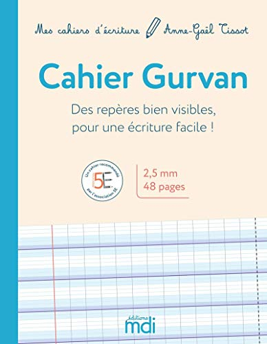 Mes cahiers d'écriture – Cahier Gurvan 2,5 mm