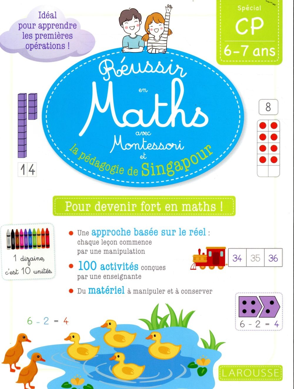 Réussir en maths avec Montessori et la pédagogie de Singapour CP