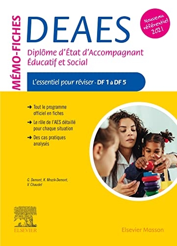 Mémo-fiches DEAES - Diplôme d'Etat d'Accompagnant Educatif et Social: L'essentiel pour réviser - DF 1 à DF 5