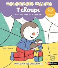 T'choupi Coloriages malins 2-3 ans