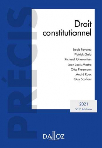 Droit constitutionnel 2021 - 23e ed.