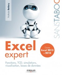 Excel expert: Fonctions, TCD, simulations, visualisation, bases de données. Excel 2013 et 2010.