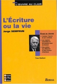 26 - U.L.B. ETUDE L' ECRITURE OU LA VIE    (Ancienne Edition)