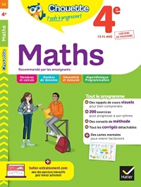 Maths 4e: cahier de révision et d'entraînement