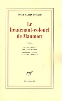 Le lieutenant-colonel de Maumort