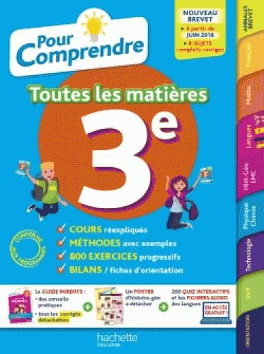 Pour Comprendre Toutes Les Matières 3E
