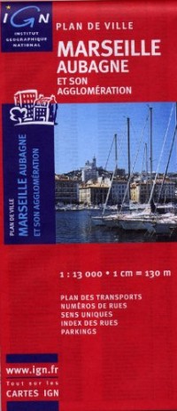 Marseille Aubagne et son agglomération : 1/13000