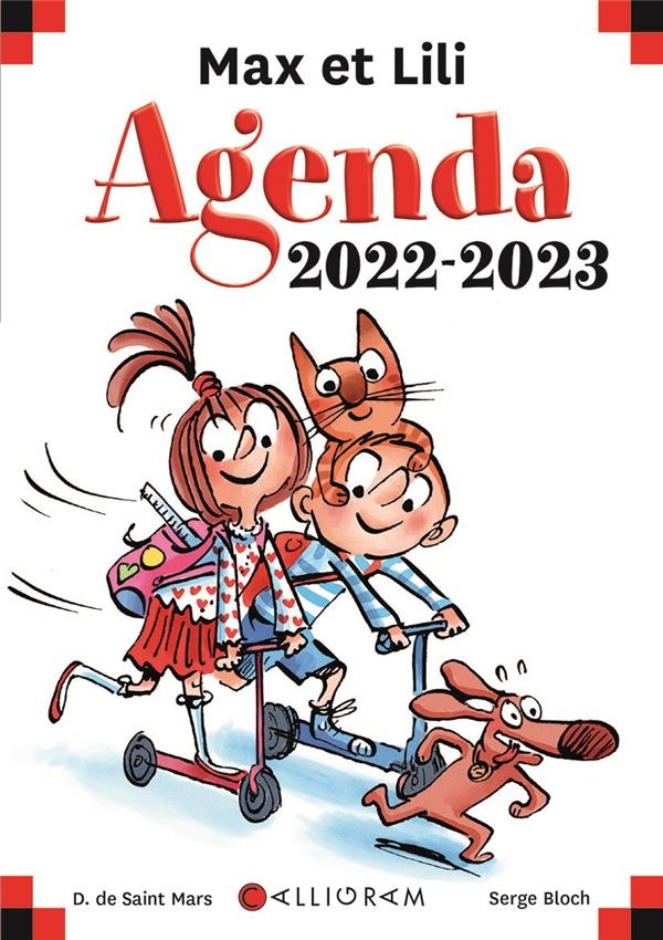 Agenda scolaire Max et Lili