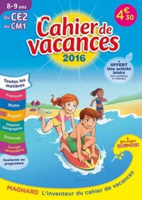 Cahier de vacances du CE2 au CM1