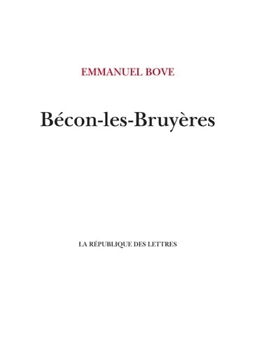 Bécon-les-Bruyères