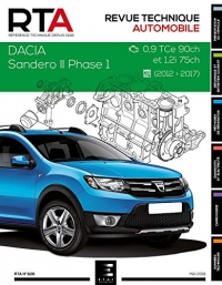 E.T.A.I - Revue Technique Automobile 826 DACIA SANDERO II PHASE 1 - 2012 à 2016