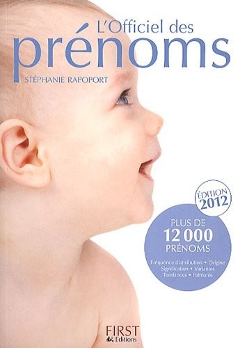 OFFICIEL DES PRENOMS 2012