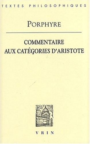 Commentaire aux Catégories d'Aristote