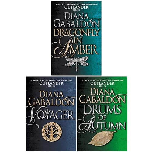 Outlander Series 3 Books Collection Set By Diana Gabaldon (Dragonfly In Amber, Voyager & Drums Of Autumn) [9789124335588]