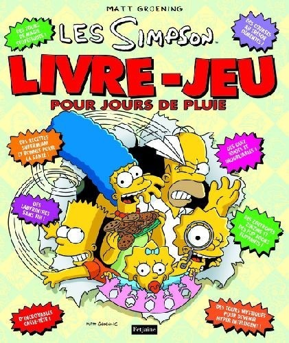 Les Simpson. Livre jeu pour jours de pluie