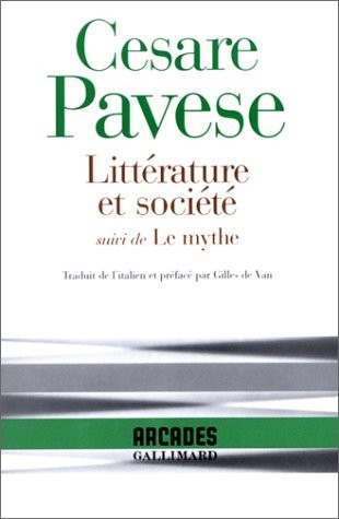 Littérature et société : Suivi de Le mythe