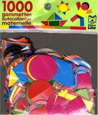 1000 gommettes autocollantes Maternelle - De 3 à 5 ans