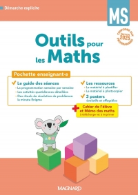 Outils pour les Maths MS (2025) - Pochette enseignant : Guide pédagogique + Posters + Fiches ressources