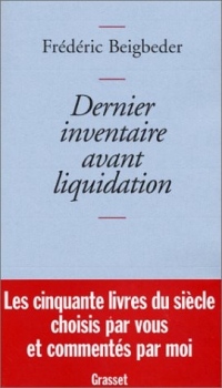 Dernier inventaire avant liquidation