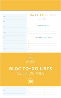 Bloc de to-do lists quotidiennes