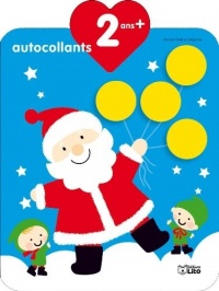 Je Grandis avec les Autocollants : le Père Noël et Ballons - Dès 2 ans