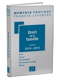 MEMENTO DROIT DE LA FAMILLE 2014-2015