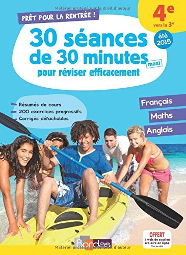 Cahier de vacances - Prêt pour la 3e
