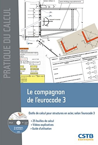 Le compagnon de l'eurocode 3: Outils de calcul pour structures en acier, selon l'eurocode 3. Avec cd-rom. 25 feuilles de calcul. Vidéos explicatives. Guide d'ulisation.