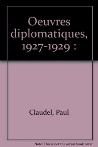 Oeuvres diplomatiques