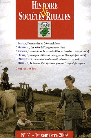 Histoire & Sociétés Rurales, N° 31 :