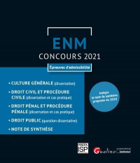 Concours ENM : Epreuves d'admissibilité