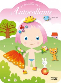Je M'Habille en Autocollants : la Reine des Fleurs - Dès 3 ans