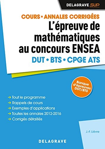 Epreuve de mathématiques au concours ENSEA