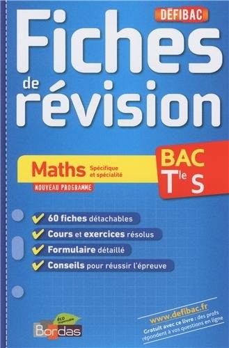 DEFIBAC FICHES MATHS TERM S