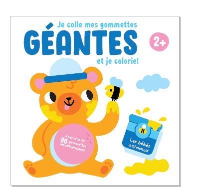 Animaux bébés, gomettes géantes