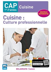 Cuisine : culture professionnelle, 1re et 2e années CAP Cuisine - Pochette élève