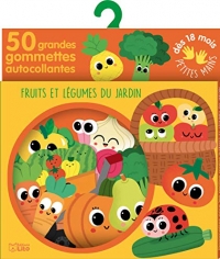 Gommettes pour les petites mains : Fruits et légumes du jardin - Dès 18 mois