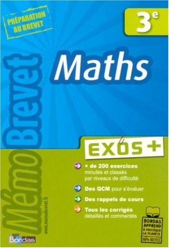 MEMOBREVET EXOS + MATHS 3E