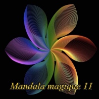 Mandala magique 11 - coloriages pour adultes: Coloriage anti-stress