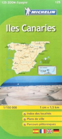 Carte ZOOM Iles des Canaries.
